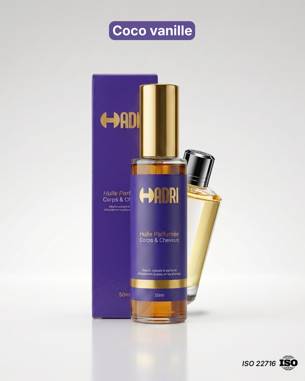 Huile Parfumée Type Coco Vanille - Hadri Parfums