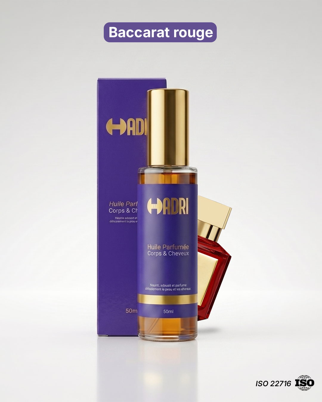 Huile Parfumée Type Baccarat Rouge - Hadri Parfums