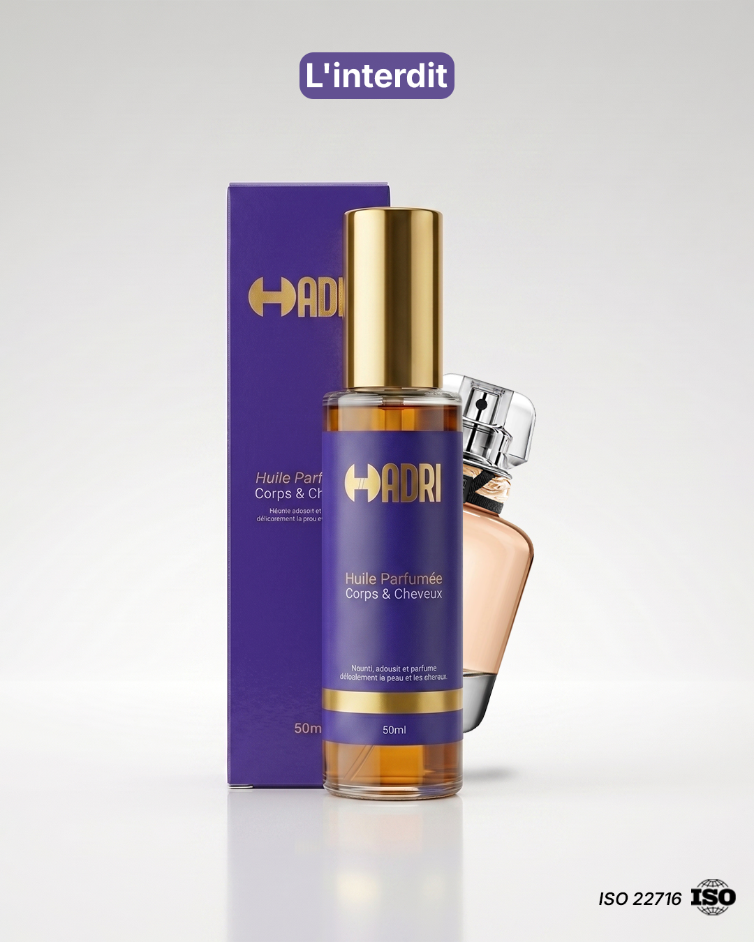 Huile Parfumée Type L'Interdit - Hadri Parfums